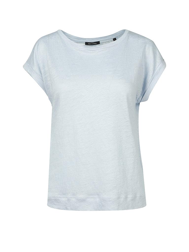 MARC O'POLO | Leinen T-Shirt | blau