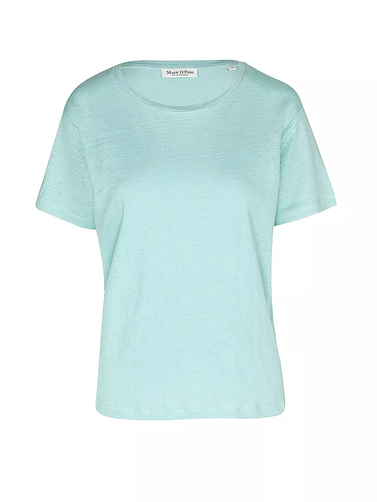 MARC O'POLO | Leinen T-Shirt | hellblau