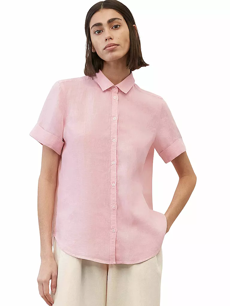 MARC O'POLO | Leinenbluse | pink