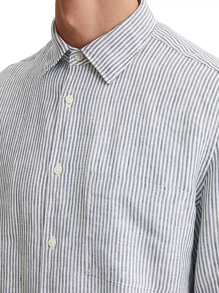 MARC O'POLO | Leinenhemd Regular Fit  | blau