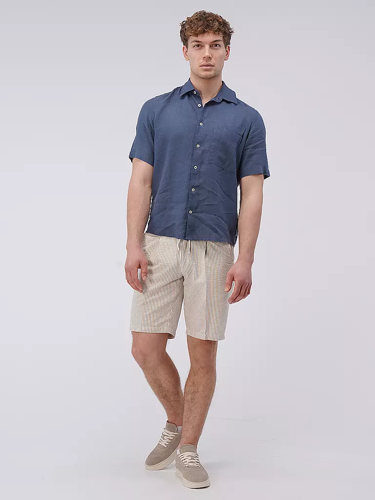 MARC O'POLO | Leinenhemd Regular Fit | blau