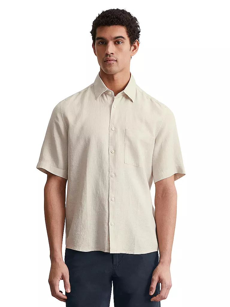 MARC O'POLO | Leinenhemd | creme