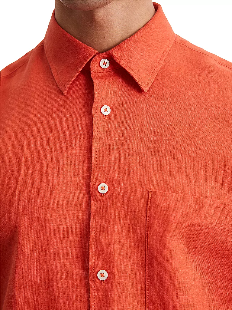 MARC O'POLO | Leinenhemd | rot