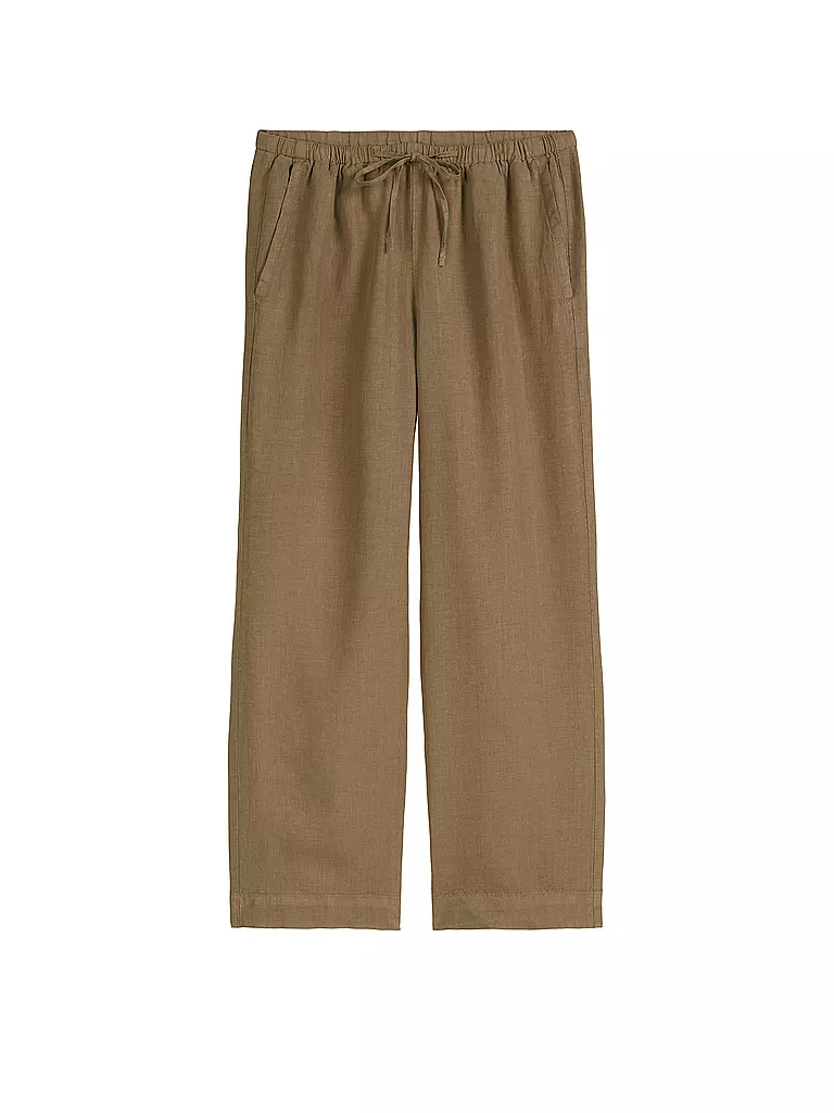 MARC O'POLO | Leinenhose  | braun