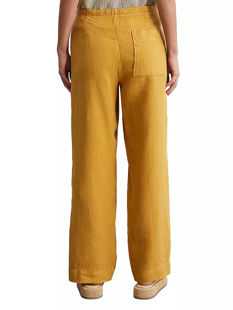 MARC O'POLO | Leinenhose  | senf