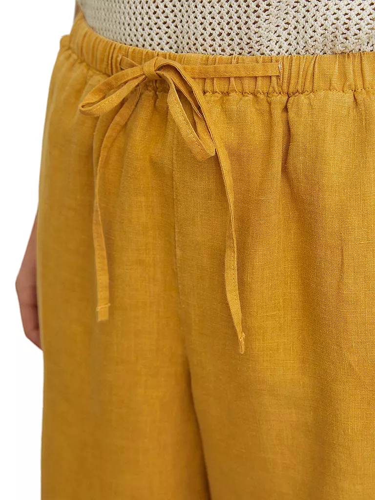 MARC O'POLO | Leinenhose  | senf