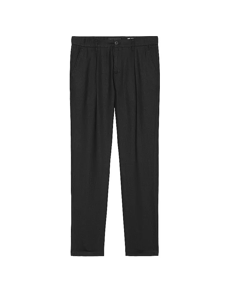 MARC O'POLO | Leinenhose OSBY | schwarz