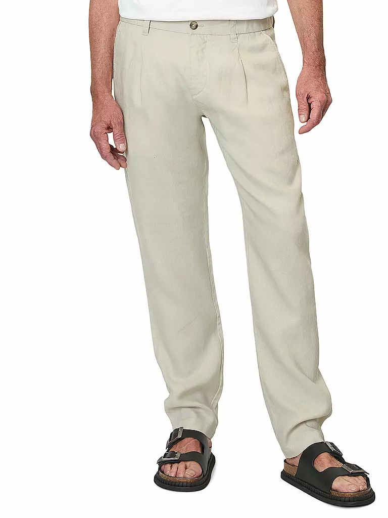 MARC O'POLO | Leinenhose OSBY | grau