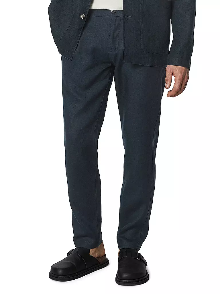 MARC O'POLO | Leinenhose OSBY | dunkelblau