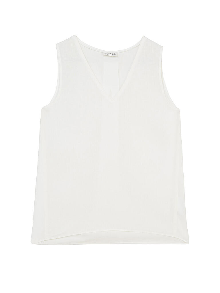 MARC O'POLO | Leinenshirt | weiss