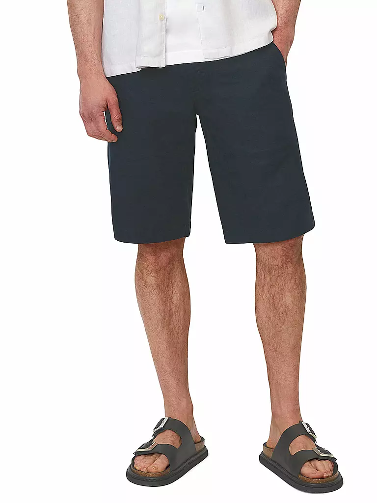 MARC O'POLO | Leinenshorts  | dunkelblau