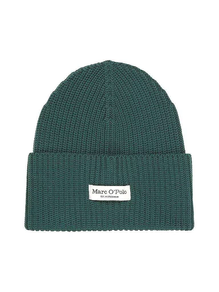 MARC O'POLO | Mütze - Haube | dunkelgrün