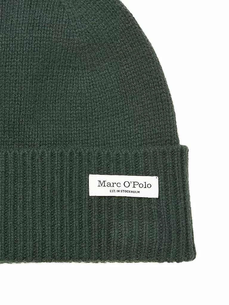 MARC O'POLO | Mütze - Haube | dunkelgrün