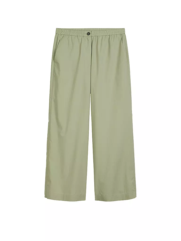 MARC O'POLO | Marlenehose WOVEN PANTS | hellgrün