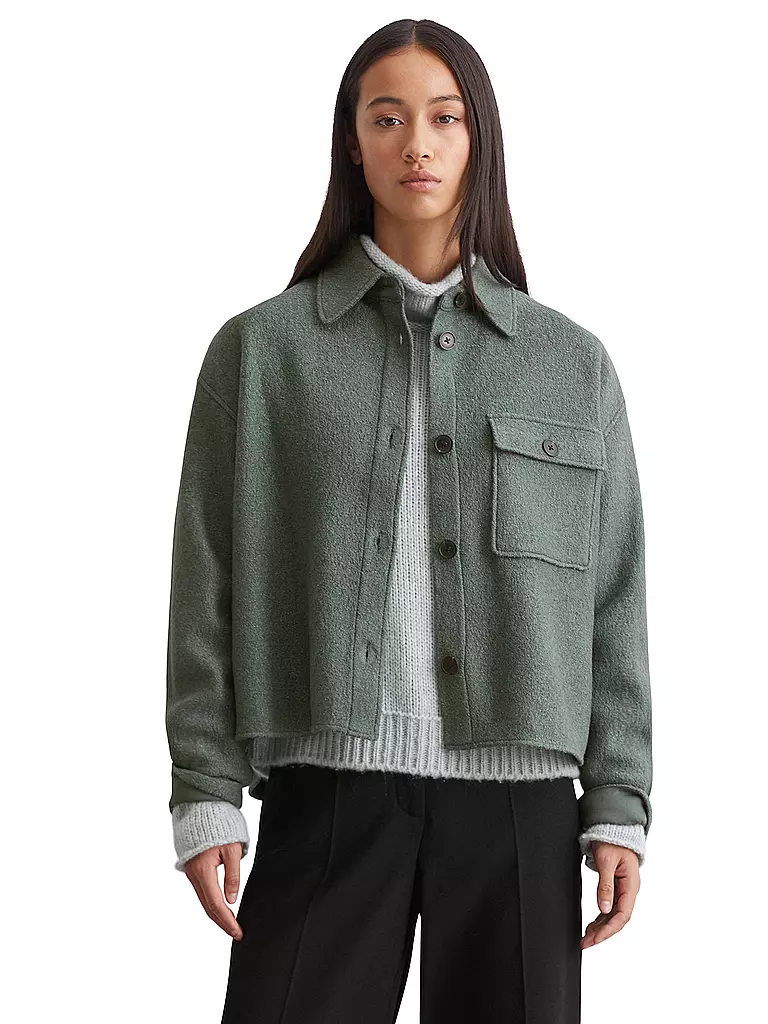 MARC O'POLO | Overshirt | dunkelgrün
