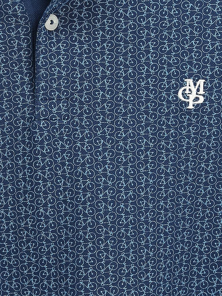 MARC O'POLO | Poloshirt Shaped-Fit | blau