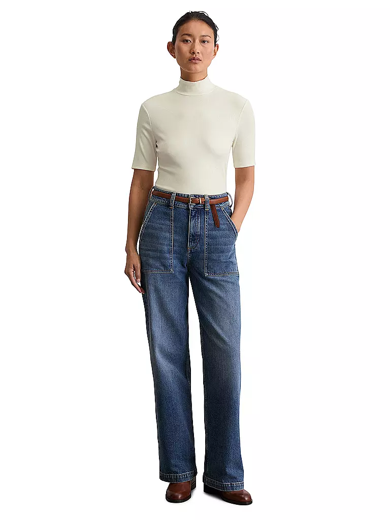 MARC O'POLO | Rollkragenpullover  | weiss