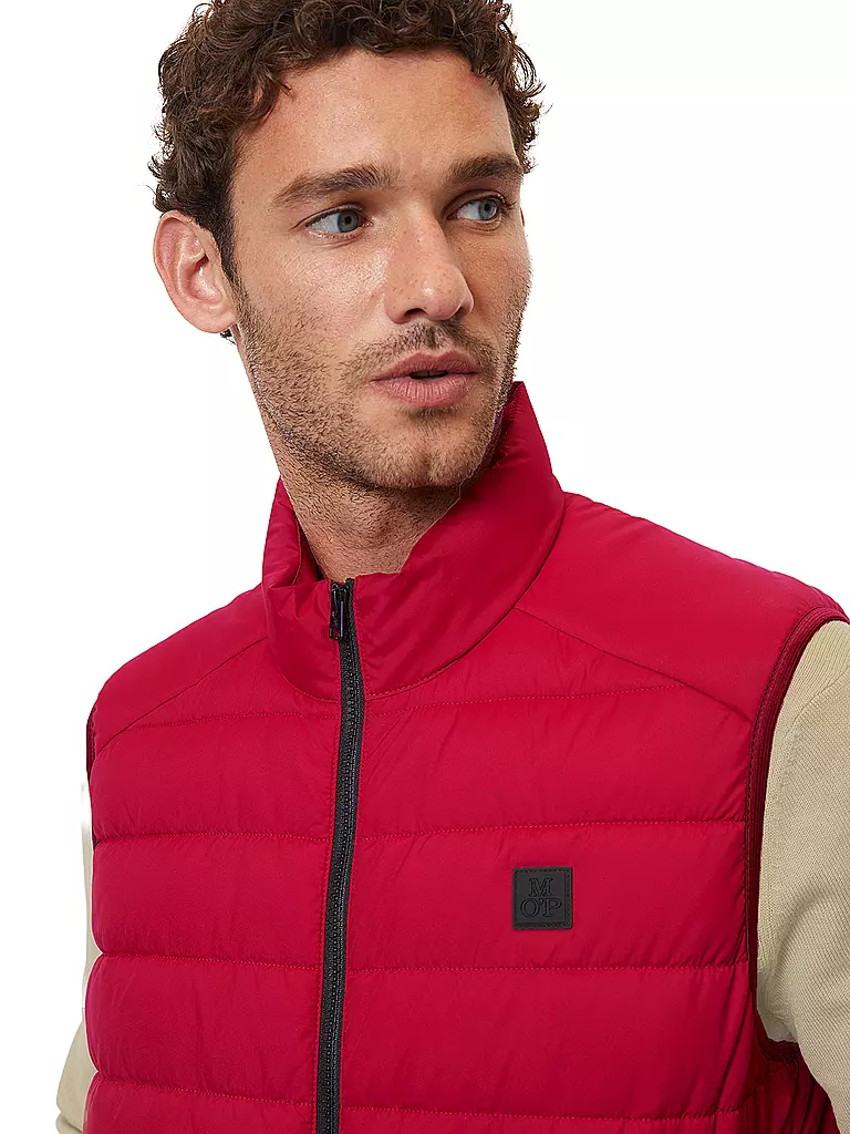 MARC O'POLO | Steppgilet  | rot
