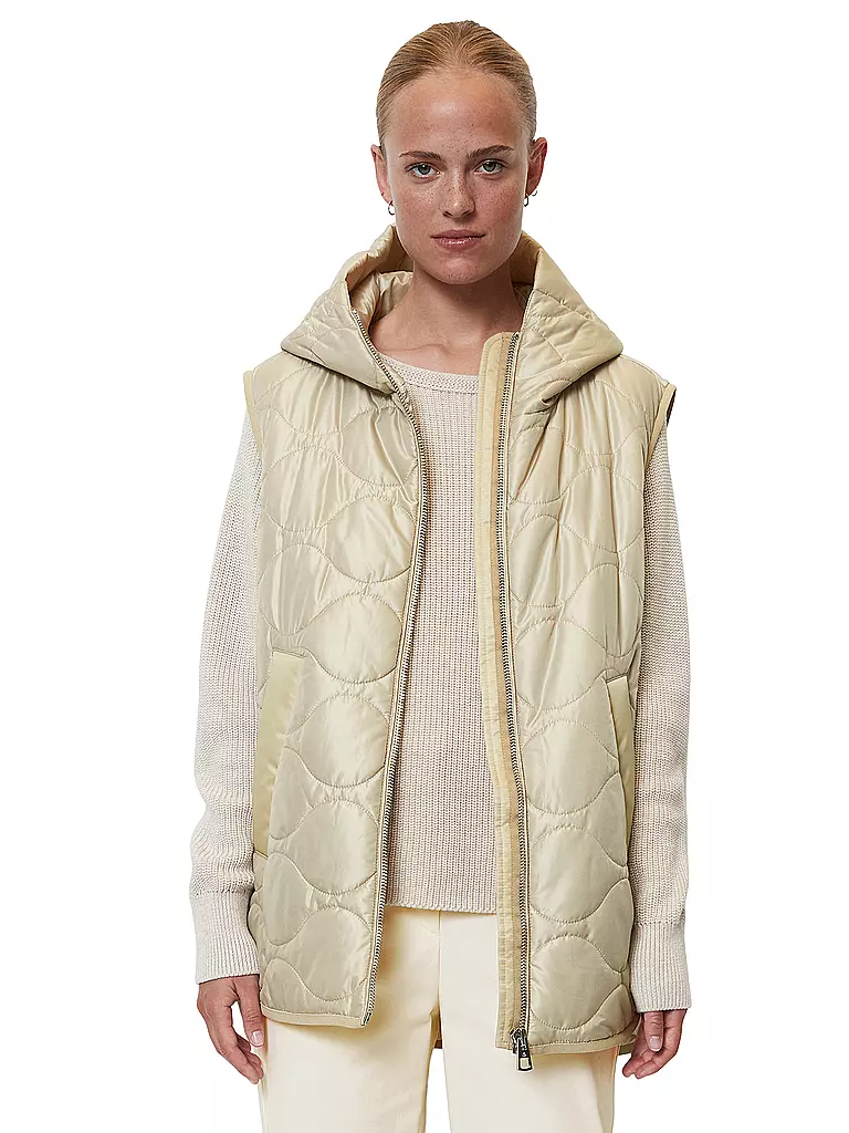 MARC O'POLO | Steppgilet | creme