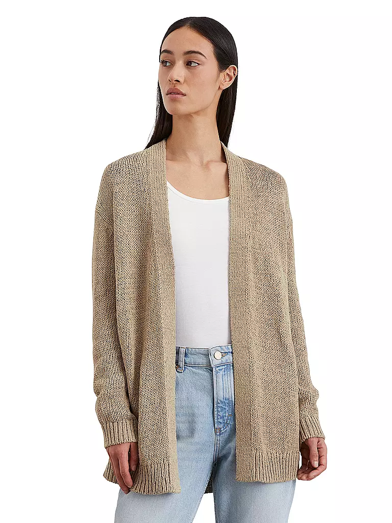 MARC O'POLO | Strickjacke  | beige