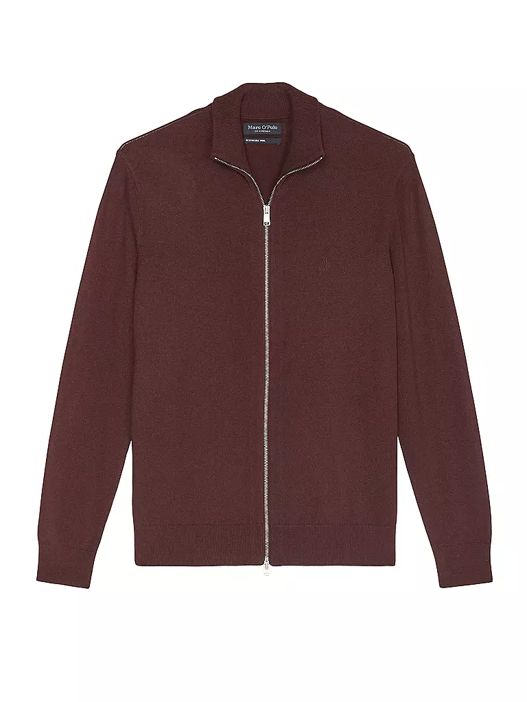 MARC O'POLO | Strickjacke | dunkelrot