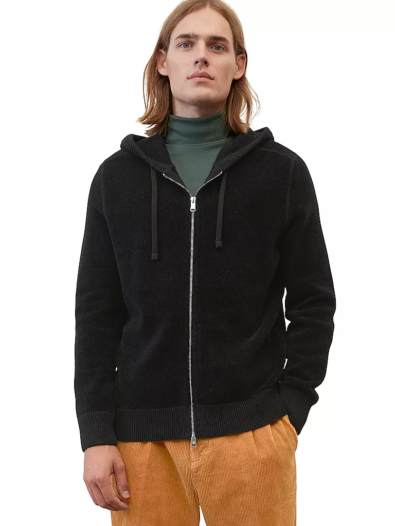 MARC O'POLO | Strickjacke | schwarz