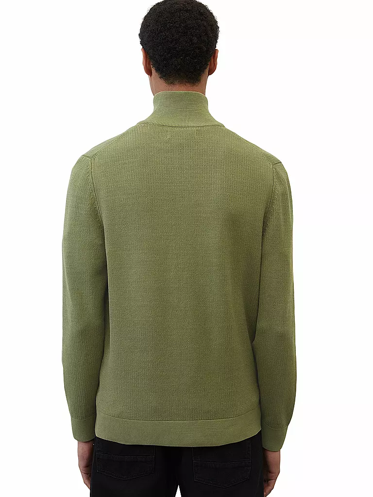 MARC O'POLO | Strickjacke | olive