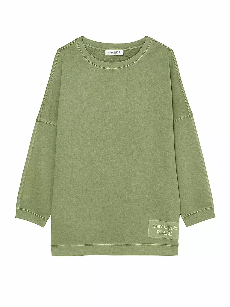 MARC O'POLO | Sweater Oversized Fit  | grün