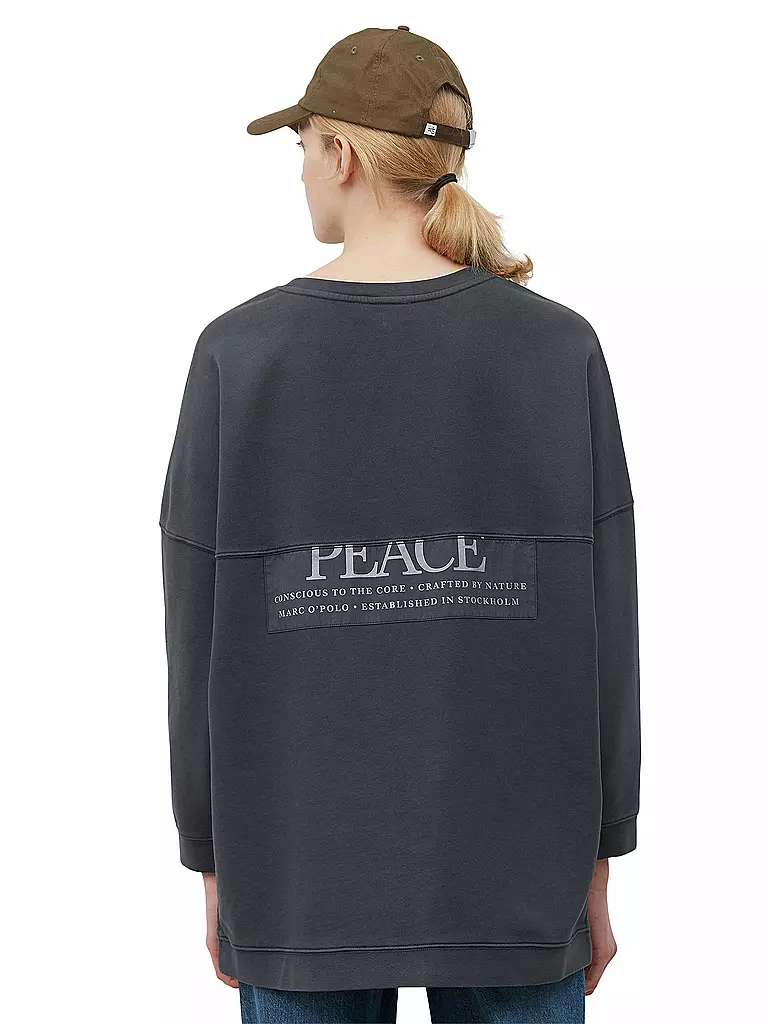 MARC O'POLO | Sweater Oversized Fit  | blau