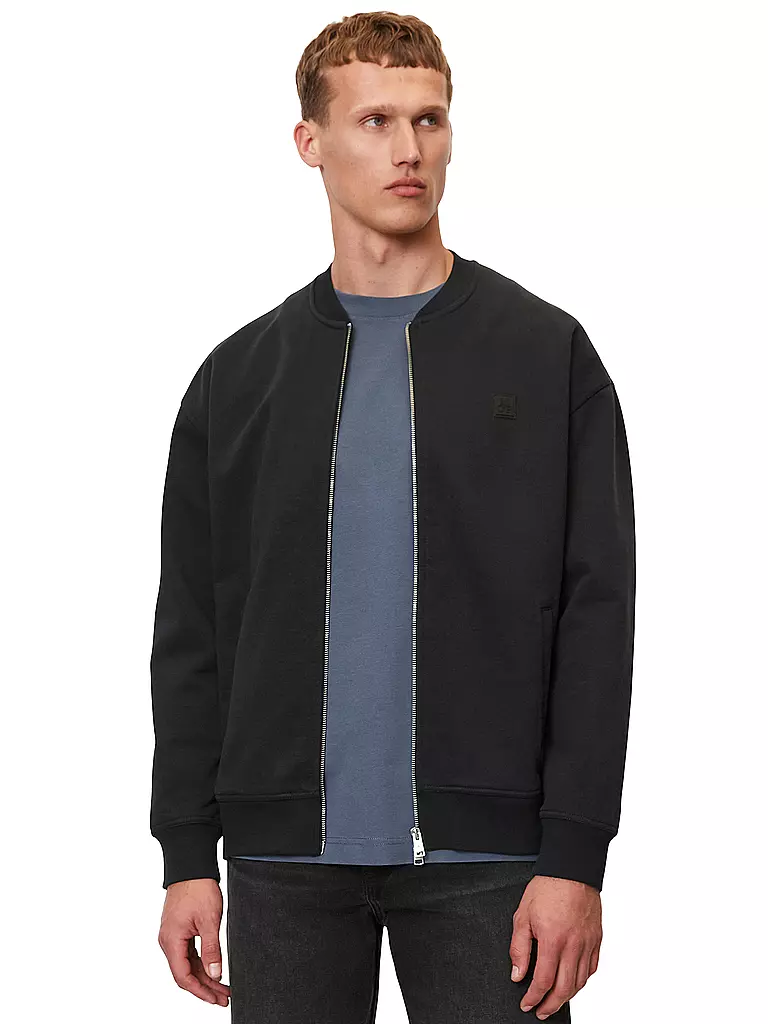 MARC O'POLO | Sweatjacke | schwarz