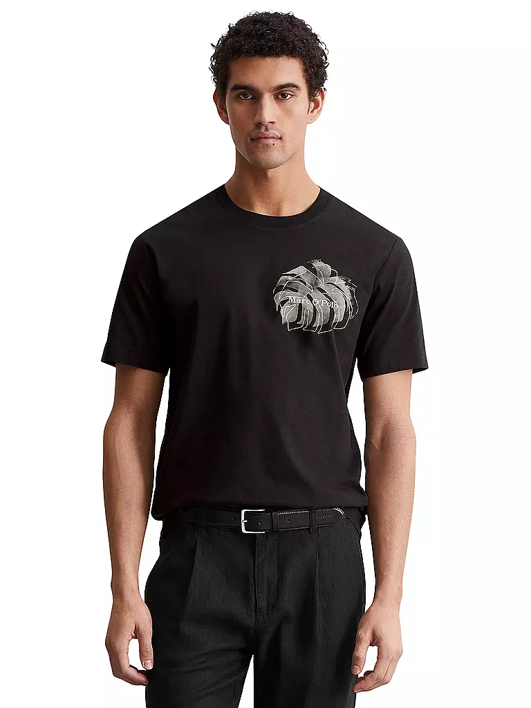 MARC O'POLO | T-Shirt  | schwarz