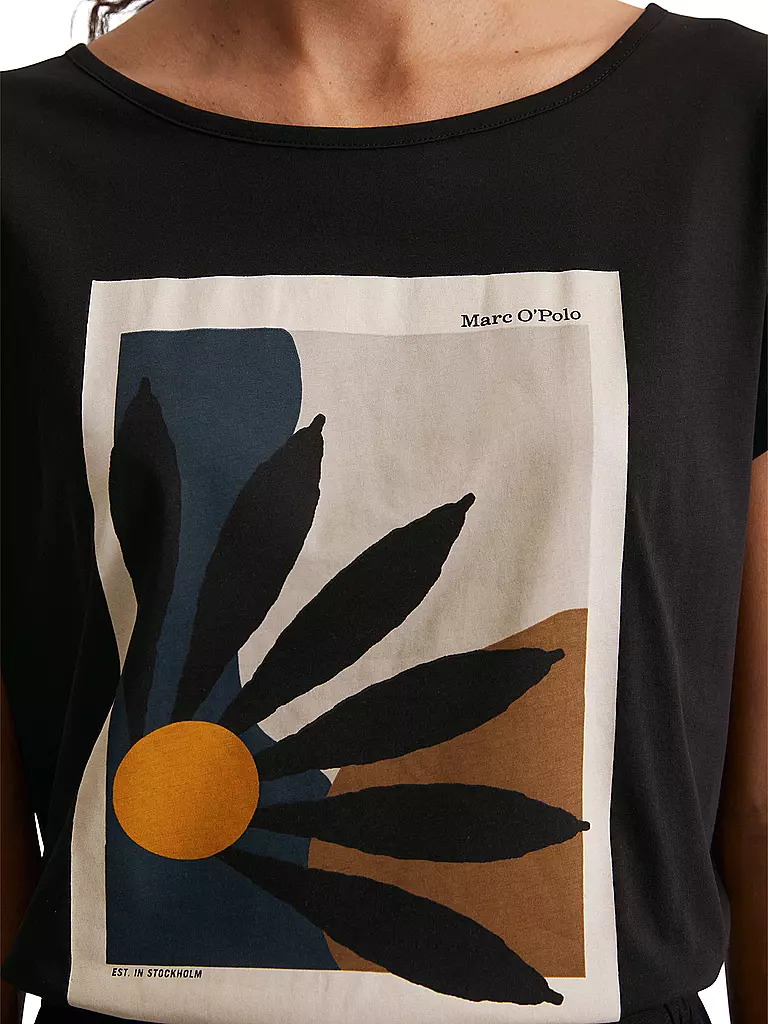 MARC O'POLO | T-Shirt  | schwarz