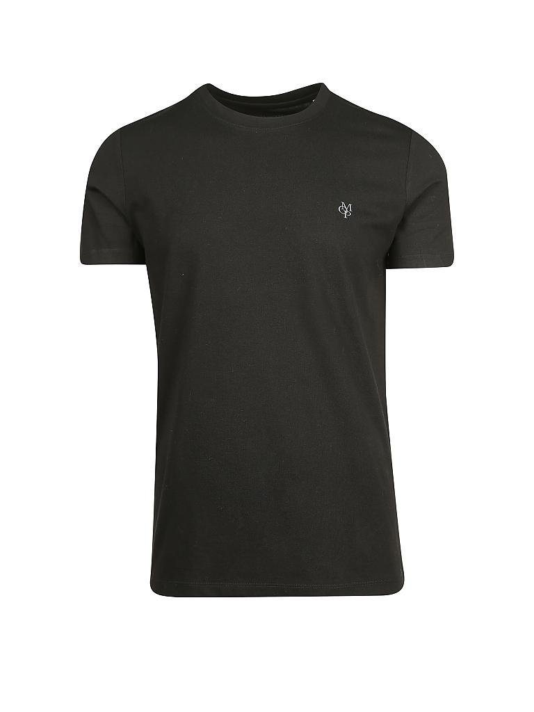 MARC O'POLO | T-Shirt Shaped-Fit | schwarz