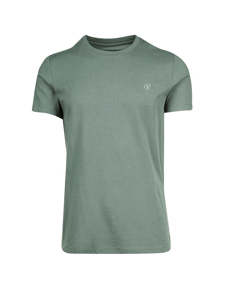 MARC O'POLO | T-Shirt Shaped-Fit | olive