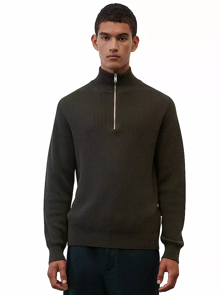 MARC O'POLO | Troyer Pullover | braun