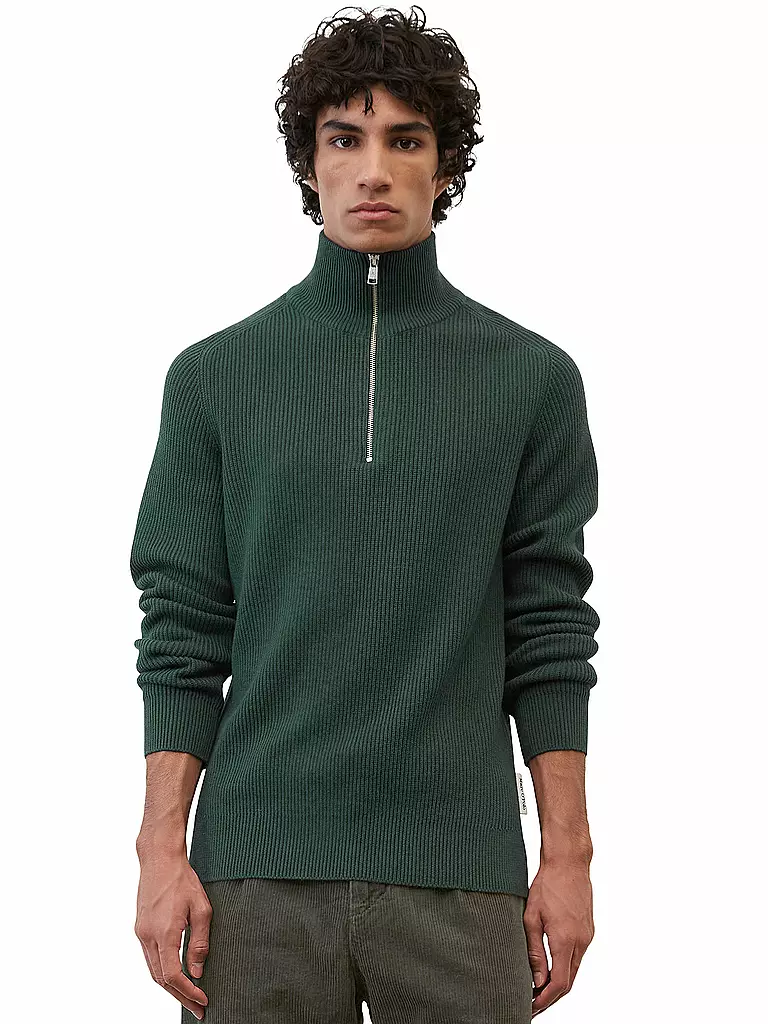 MARC O'POLO | Troyer Pullover | grün