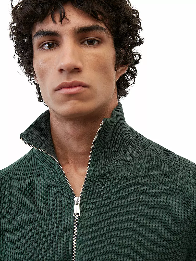 MARC O'POLO | Troyer Pullover | grün