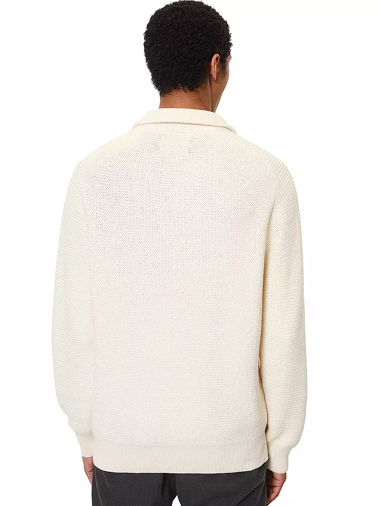 MARC O'POLO | Troyer Sweater | weiss