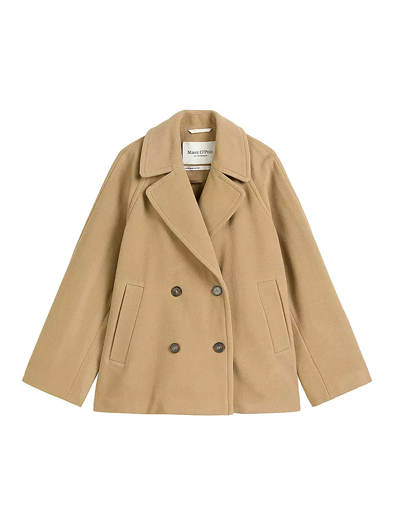 MARC O'POLO | Wolljacke | hellbraun