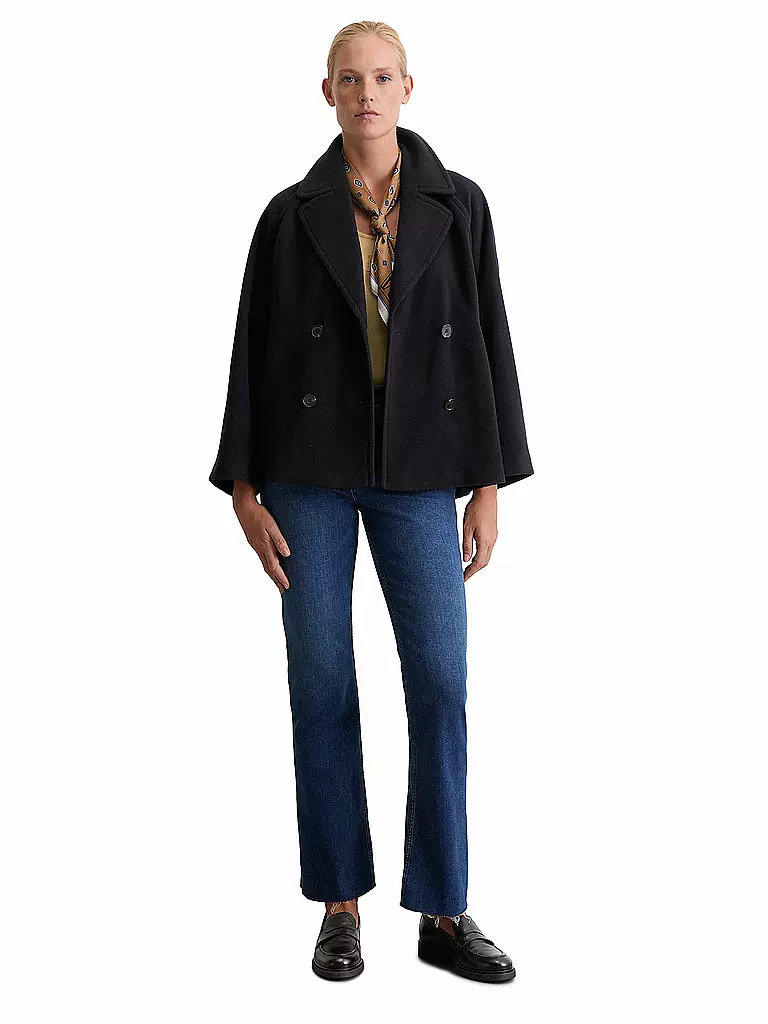 MARC O'POLO | Wolljacke | dunkelblau