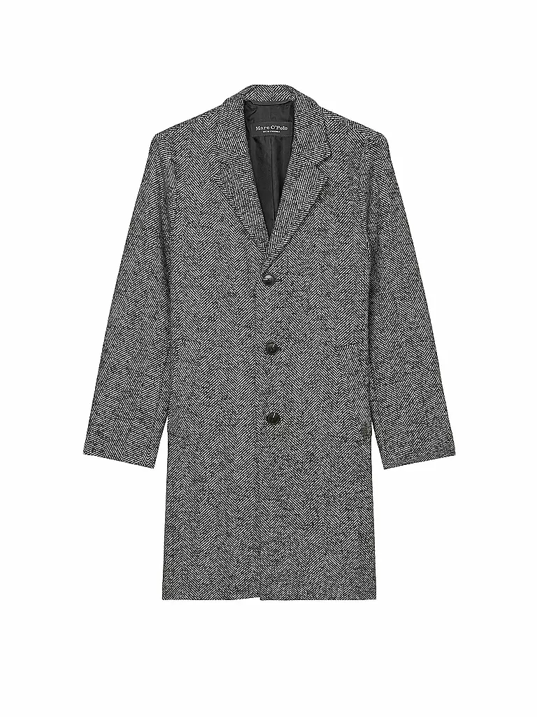 MARC O'POLO | Wollmantel | schwarz