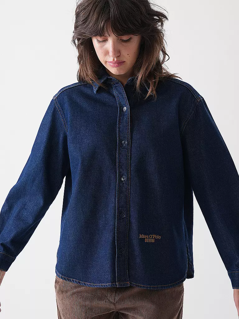 MARC O' POLO DENIM | Jeansbluse | dunkelblau