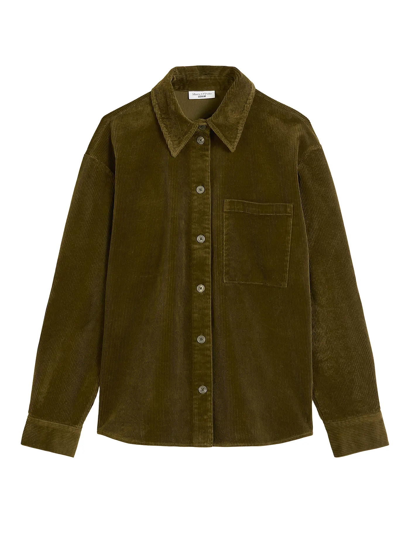 MARC O'POLO DENIM | Cordbluse  | braun