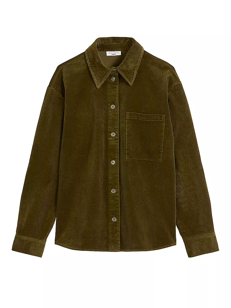MARC O'POLO DENIM | Cordbluse  | olive