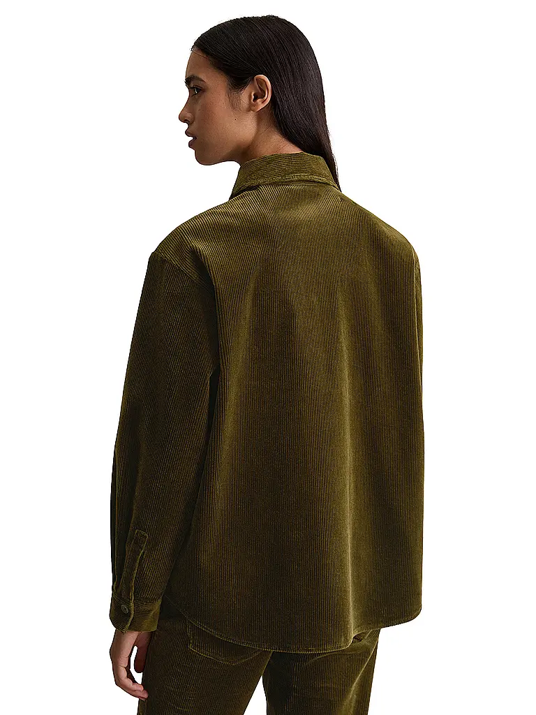 MARC O'POLO DENIM | Cordbluse  | olive