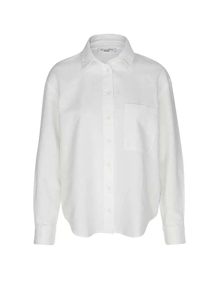 MARC O'POLO DENIM | Hemdbluse  | weiss