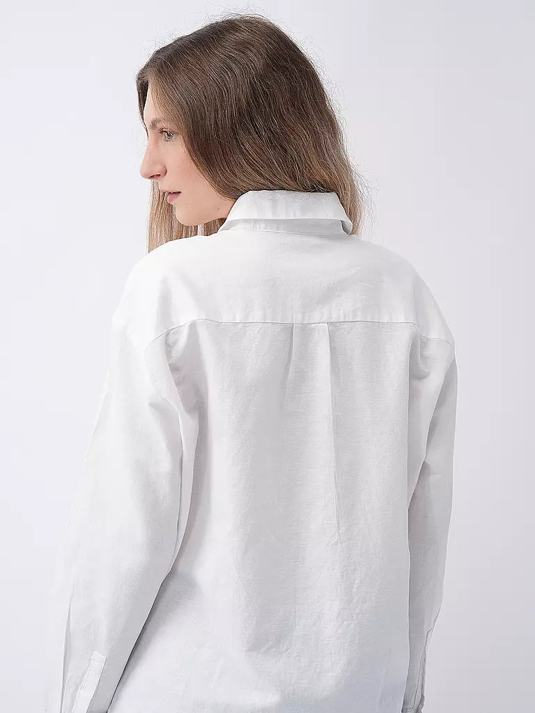 MARC O'POLO DENIM | Hemdbluse  | weiss