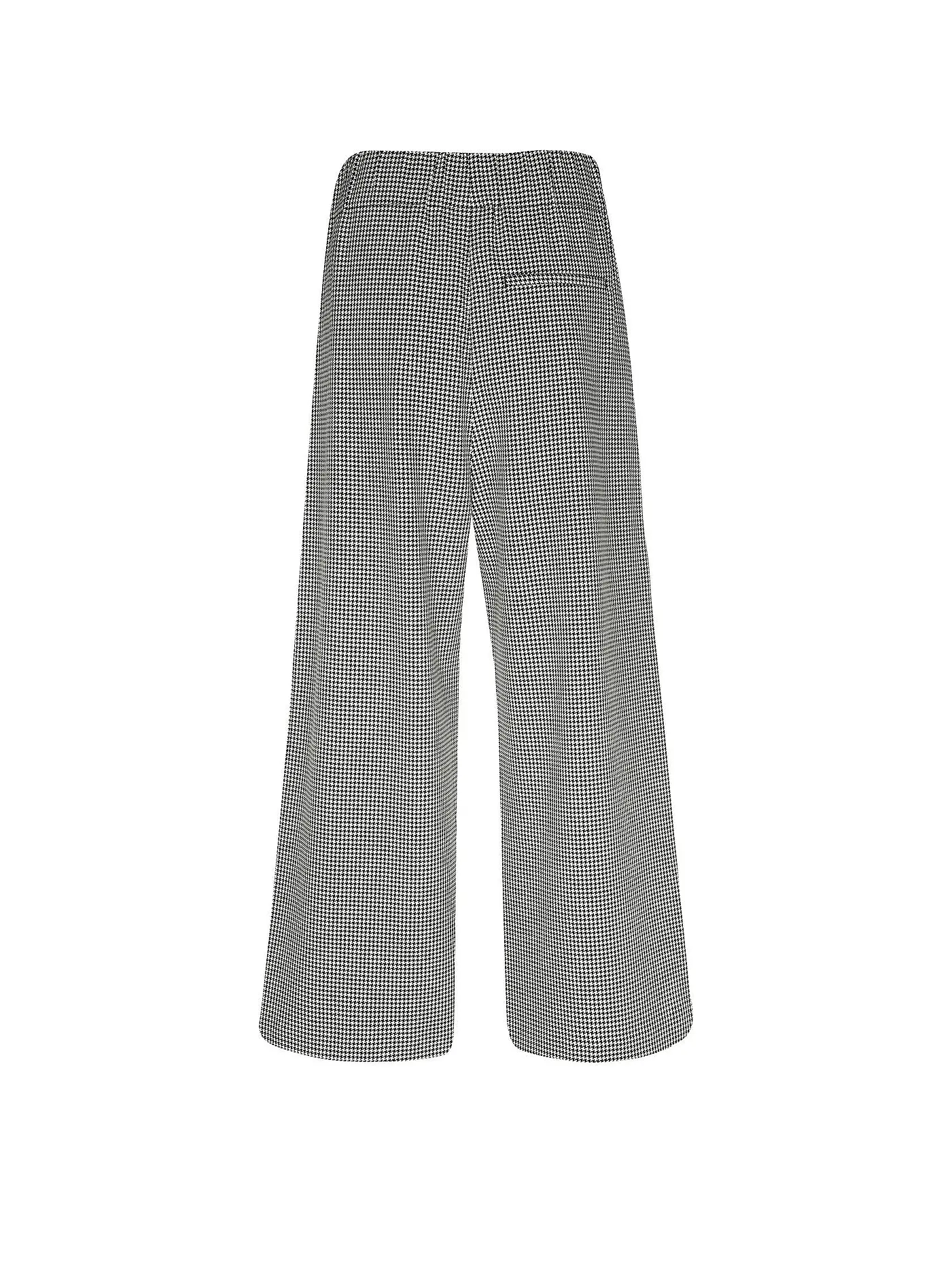 MARC O'POLO DENIM | Hose Wide Leg  | schwarz