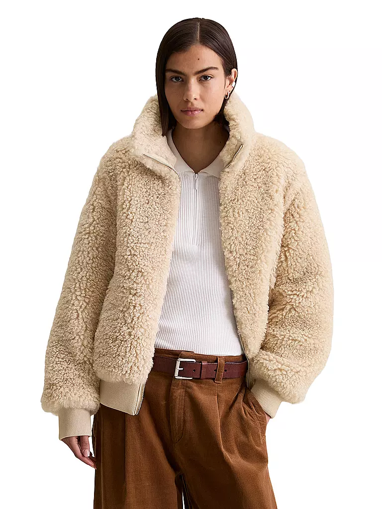 MARC O'POLO DENIM | Jacke in Felloptik | 