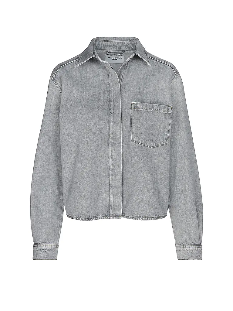 MARC O'POLO DENIM | Jeansbluse  | Grau